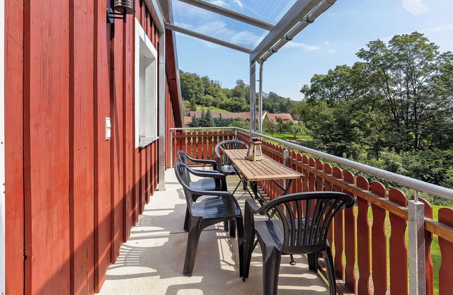 Apartment 'Fewo Mit Balkon Am Wald 2-4 Pers' with Mountain View, Private Garden and Wi-Fi