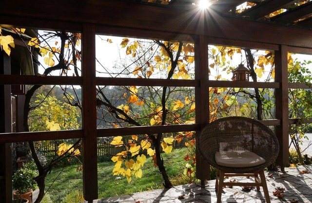 Apartment garden view - Landhaus zum Caphenstain
