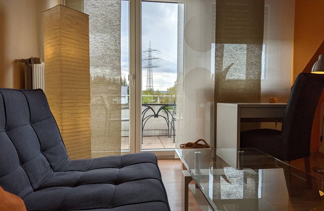 Apartment 'Haus Abendsonne Dachgeschoss Klein' with Shared Garden, Balcony and Wi-Fi