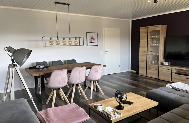 Apartment 'Haus Blumenglück' with Private Terrace, Shared Garden and Wi-Fi
