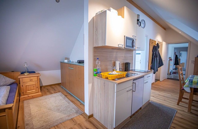Apartment Haus Maria Waldblick Hühnernest 20 sqm with single kitchen, near Legoland