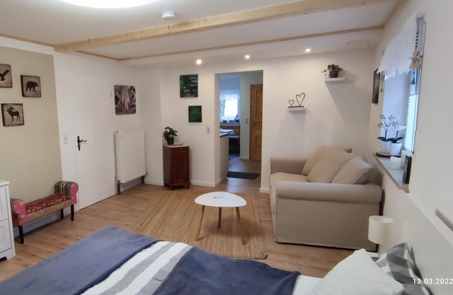 Apartment in a very quiet location. In the heart of the Franconian Lake District. Near Nuremberg Exhibition Centre