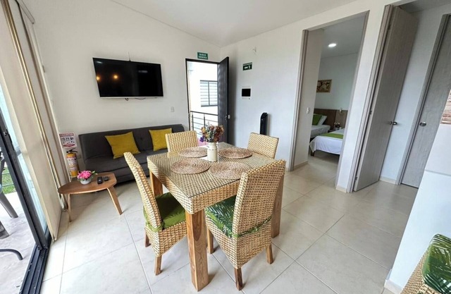 Apartment in La Tebaida with pool, slide, BBQ
