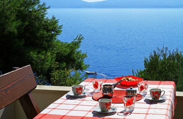 Apartment in Pisak with Seaview, Terrace, Air condition, WIFI (102-1)