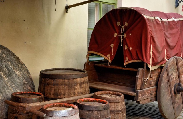 Apartment in the barrel maker's house on the bottom left