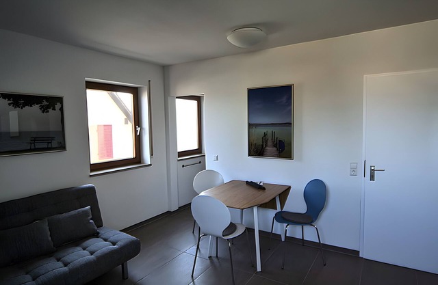 Apartment 'Kajüte Without Balcony' with Lake View, Shared Terrace and Wi-Fi