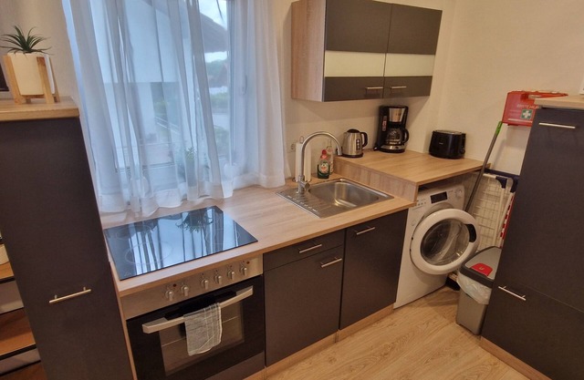 Apartment kitchen, WLAN, SMART TV, modern, single bed