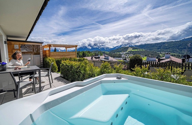 Apartment "Latemar": Private Whirlpool, Finnish Sauna, Mountain View