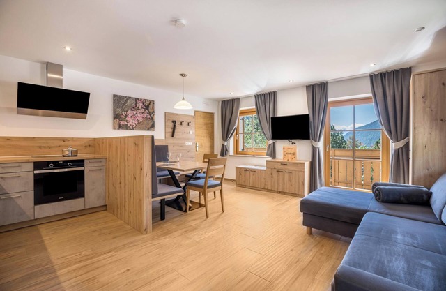 Apartment 'Lechnerhof Murmeltier' Near the Ski Area with Mountain View, Wi-Fi & Balcony