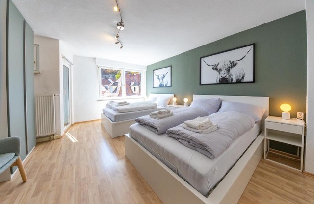 Apartment mit Balkon und Festungsblick