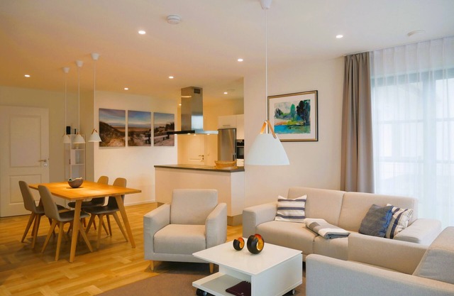 Apartment mit Terrasse - Jean Sibelius - Inseldomizil Stolpe - Urlaub Unter Reet auf Usedom