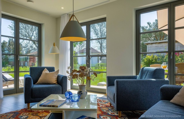Apartment mit Terrasse - Johannes Brahms - Inseldomizil Stolpe - Urlaub Unter Reet auf Usedom