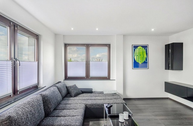 Apartment 'Moin, Die Ferienwohnung' with its own private little meadow and Wi-Fi