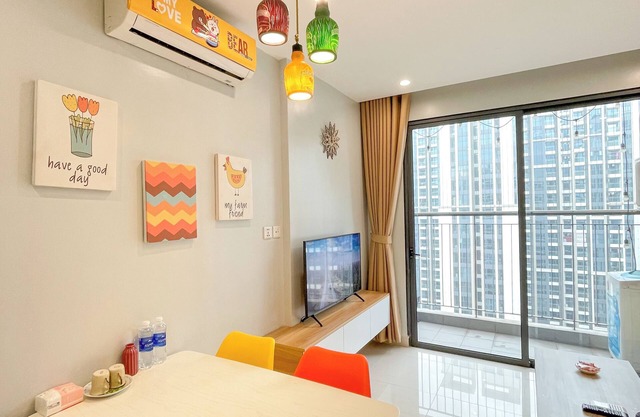 Apartment near Artificial Beach, city view