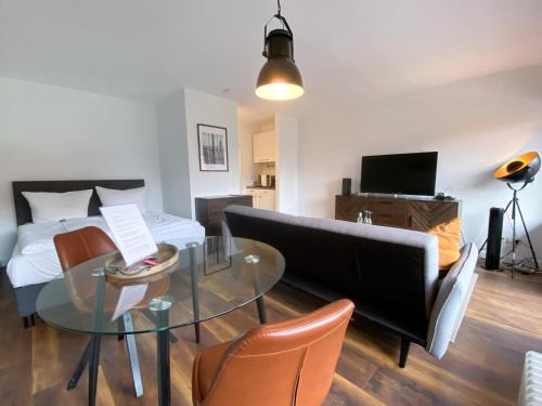 Apartment Neuss-Düsseldorf Messe, Balkon, Küche