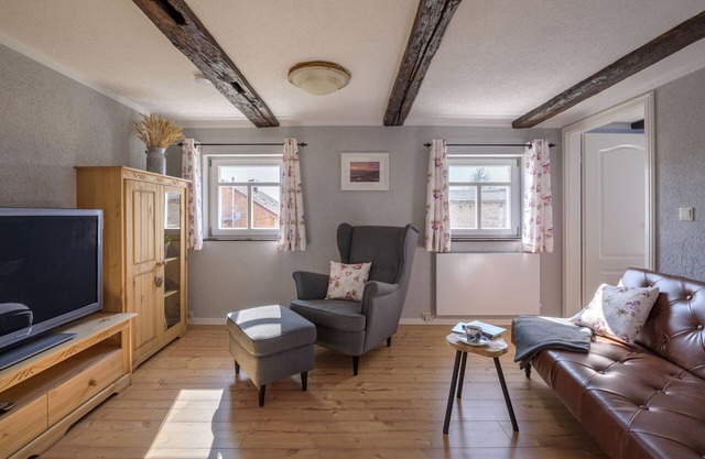 Apartment on the Kraxlerhof with private terrace and view to the Lilienstein