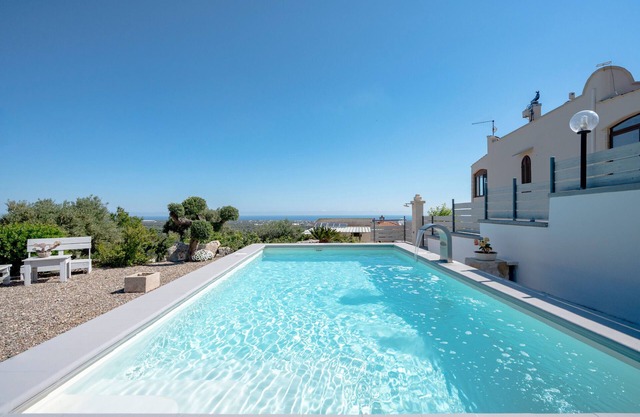 Apartment 'Panoramica Greco' with Private Pool, Wi-Fi and Air Conditioning
