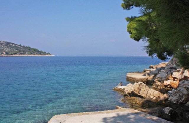 Apartment Primo - sea view: A2(4) - Cove Banje (Rogac), Island Solta, Croatia