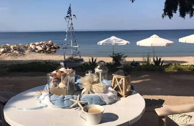 Apartment "Santa Barbara" for 4 people directly on the beach of Nikiti