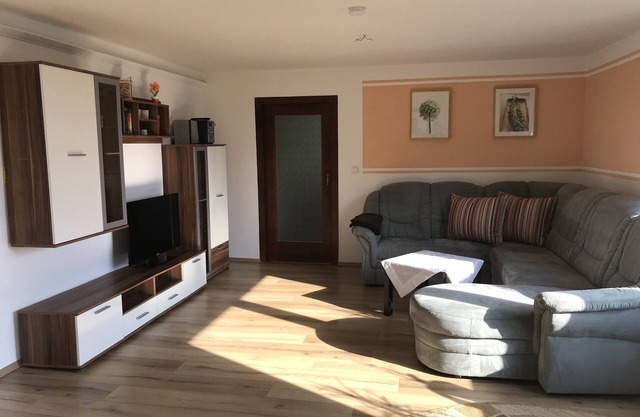 Apartment Schink - near Chemnitz with a view of the countryside