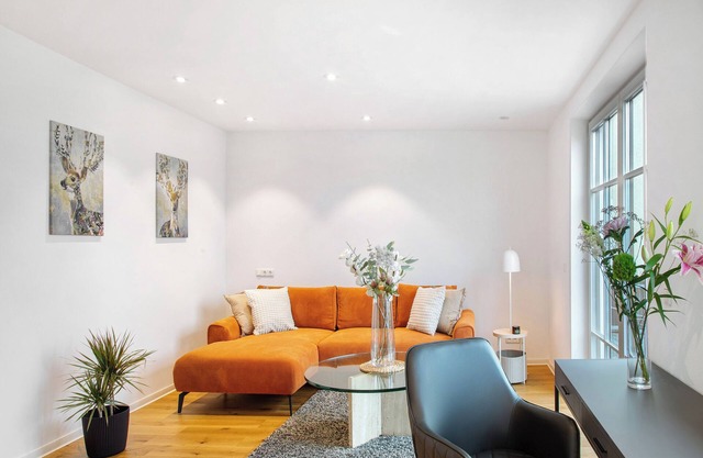 Apartment 'Schöanuer Hof - Wohnung Rosalie' with Private Terrace, Wi-Fi and Air Conditioning