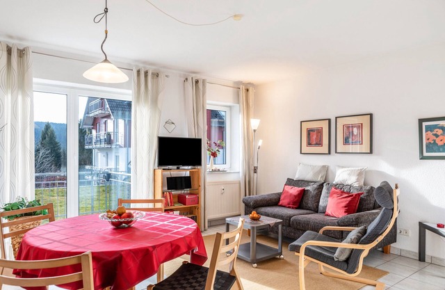 Apartment 'Tannenblick 1-1' with Mountain View, Private Terrace and Wi-Fi