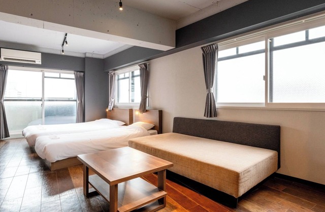 Apartment Type B Double bed x 1 Single bed x 1 - 3B/Osaka Ōsaka