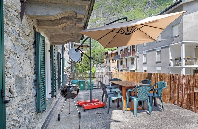 Apartment 'Val Masino' with Mountain View, Private Terrace and Wi-Fi