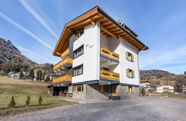 Apartment 'Villa Maria Moena' with Mountain View, Shared Terrace and Wi-Fi