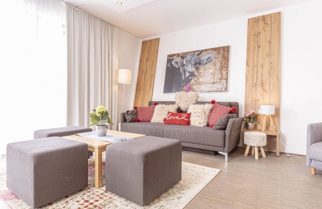 Apartment with 2 bedrooms and roof terrace and sauna area