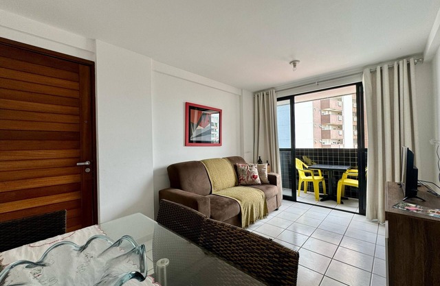 Apartment with 2/4 - 400 meters from Ponta Negra beach (sleeps 5 people)
