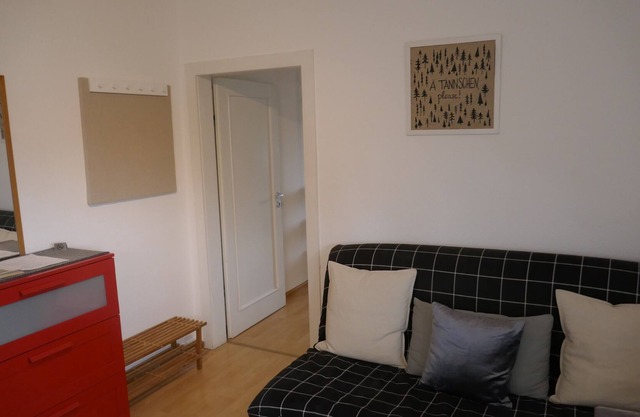 Apartment with 2 bedrooms and access to shared bathroom facilities