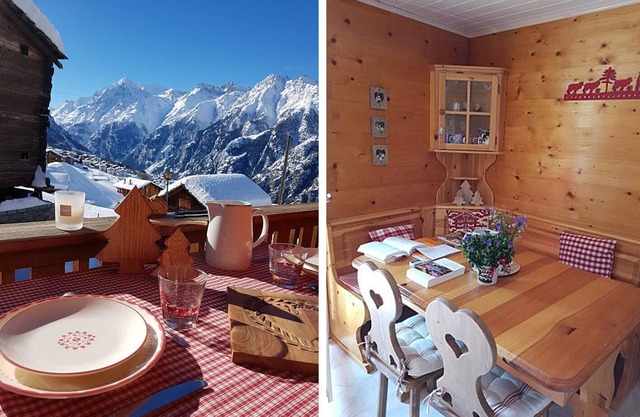 Apartment with a dream view of the panorama of the four-thousand-meter peaks