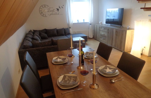 Apartment with a view of the Weser Uplands and a convenient location