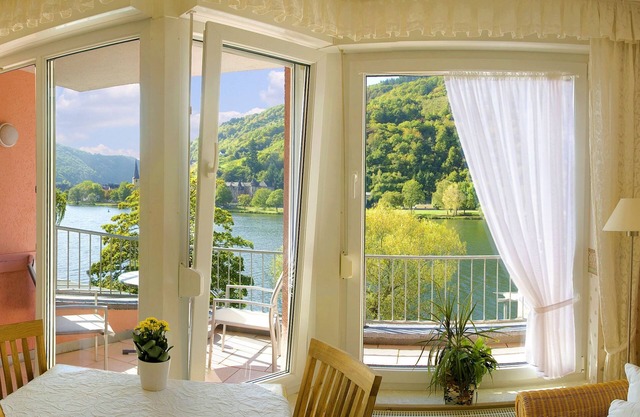 Apartment with balcony directly on the banks and with a view of the Moselle