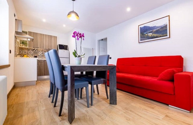 Apartment with bike garage, ski area 10mt, near QC Terme Bormio, trekking,biking