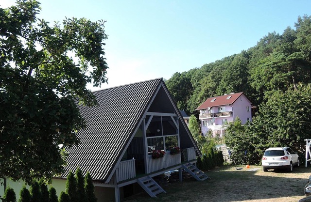 Apartment with garden and pool, not far from the sea and lake, Wiselka