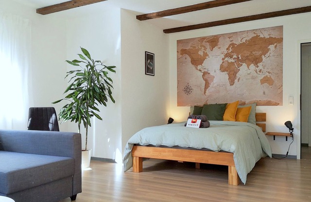 Apartment with garden, parking, kitchen, washing machine and Netflix