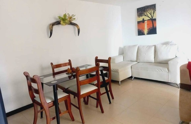 Apartment with heated pool in the village, close to the tourist sites.
