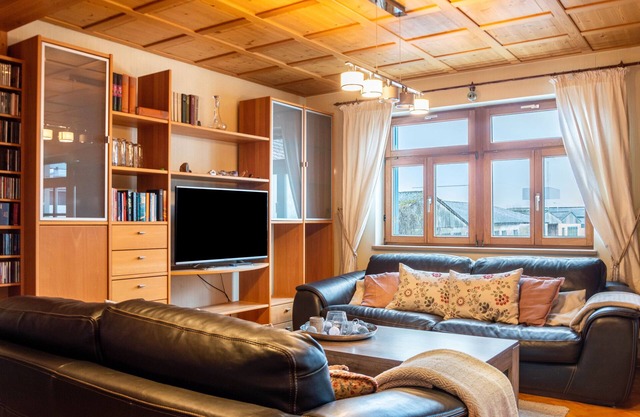 Apartment with Private Sauna, Balcony and Wi-Fi