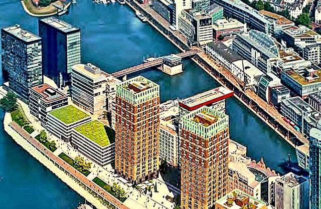 Apartment with river view at the Medienhafen Düsseldorf