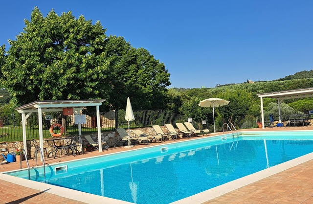 Apartment with swimming pool, fenced, Toscana, wi-fi, pets allowed