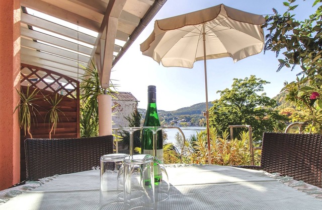 Apartment with terrace directly on the banks and with a view of the Moselle