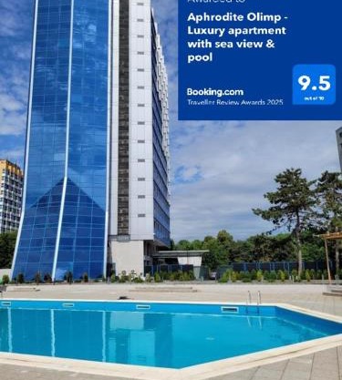 Aphrodite Olimp - Luxury apartment with sea view & pool