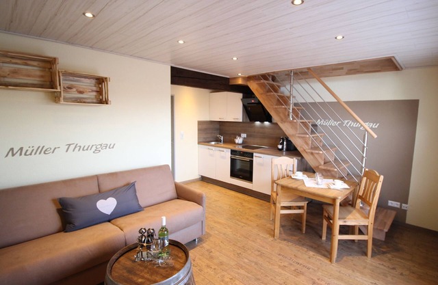 Appartement Müller Thurgau, 35 qm mit 1 Schlafzimmer, max. 3 Personen