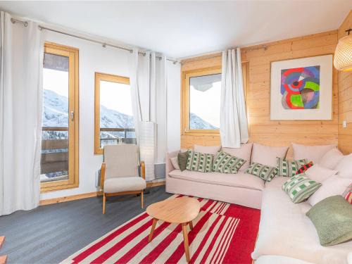 Appartement charme 2 pièces cabine avec balcon, cheminée et Wifi à Avoriaz - FR-1-314-191