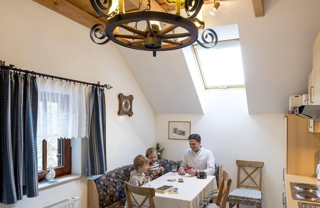 Appartement/fewo, Dusche, WC, Balkon - Gasthof Kirchmoar