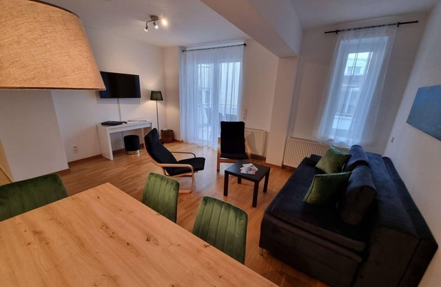 Appartement/fewo, Dusche und Badewanne, Terrasse - City Appartements Villach