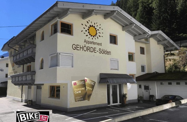 Appartement Gehörde-Sölden inklusive Summercard