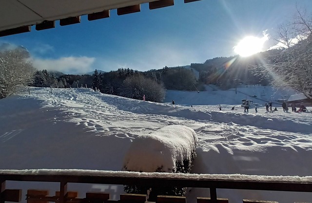 Appartement "Le Bouquetim " Au Pied des Pistes de ski Départ de Rando et Vélo